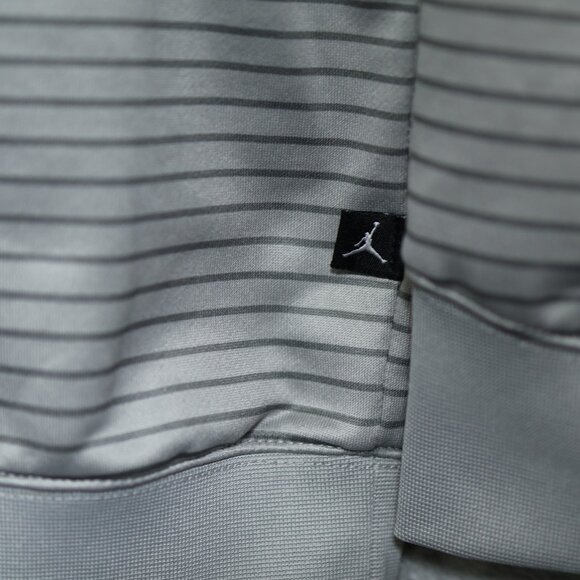 Jordan Hoodie Mens 2XL Gray Basketball Dri-FIT Pullover Sweatshirt Jumpman - Picture 6 of 11